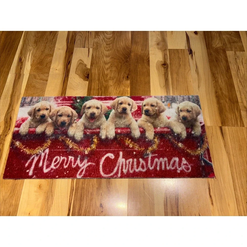 Evergreen Sassafras Changeable Mat and Christmas Labrador Retrievers Insert.